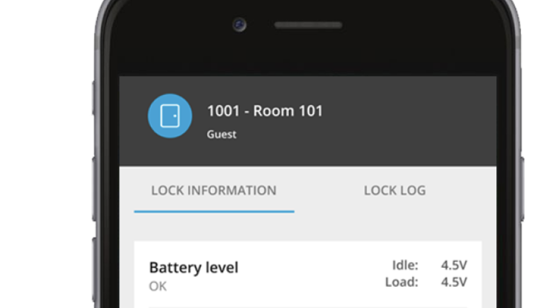 Laptop showing the ASSA ABLOY door planning tool